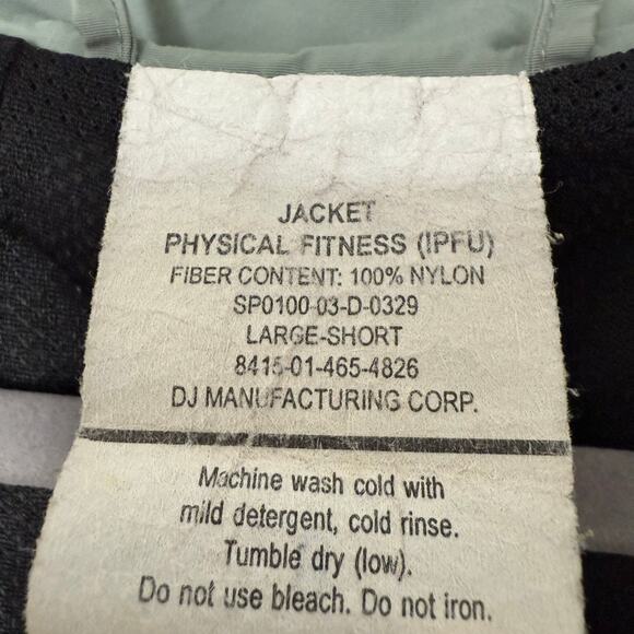 US Army IPFU Men's Gray Physical Fitness Training Jacket Size Large Short - Picture 9 of 14